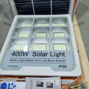 solárna led lampa vÖgler gmbh 400w | smd diódy | senzor súmraku | ip66 neutrálna biela