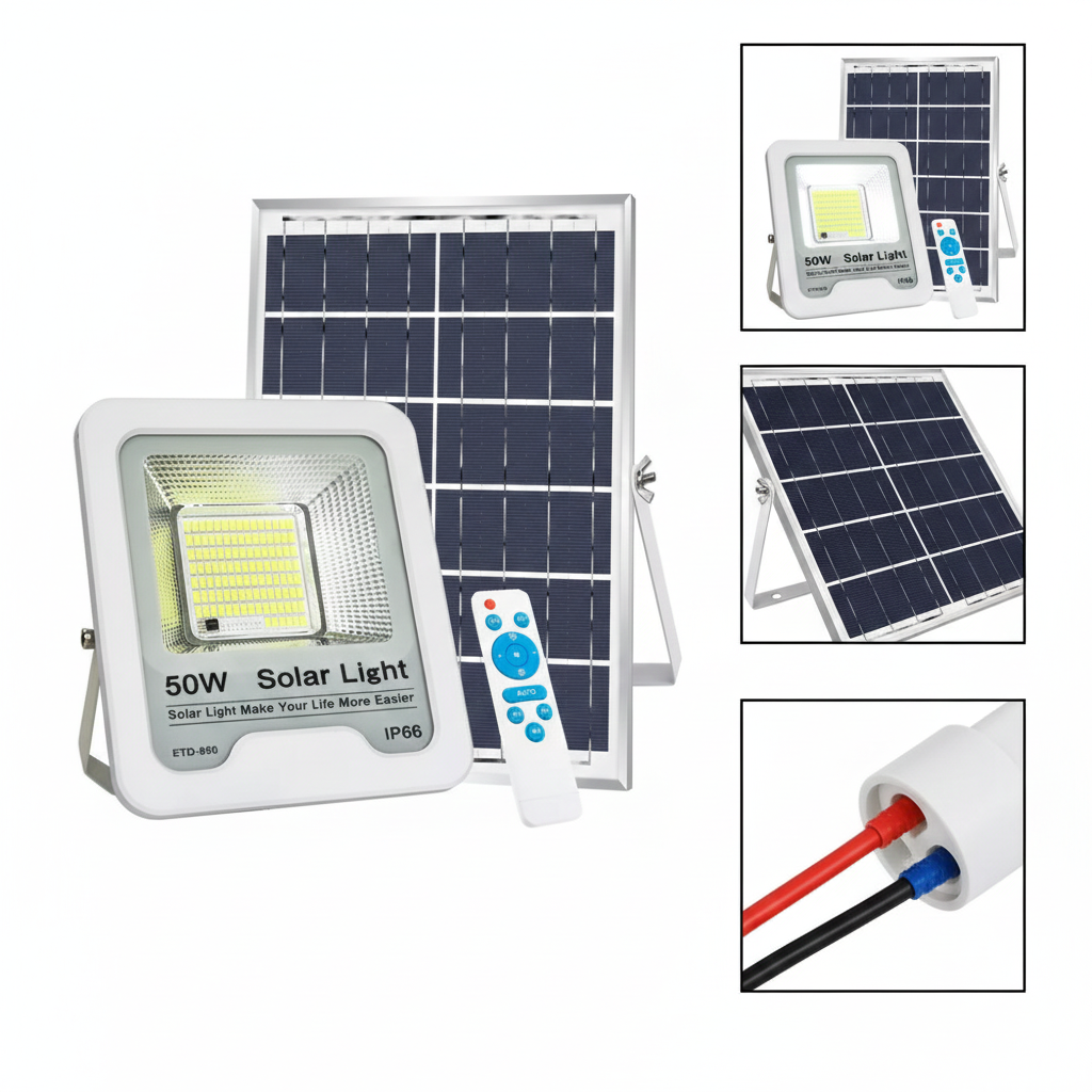 solárne led bodové svietidlo 50w s diaľkovým ovládaním | ip66 | solárne led bodové svietidlo 50w s diaľkovým ovládaním | ip66 |