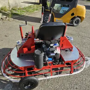 dvojrotorová motocarná hladiačka betónová d 36 | motor honda gx690 23,1 hp | profesionálny hladič s posedom