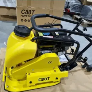 vibračná doska c80t 100 kg | motor agm pol 6,5 hp | 15 kn | najväčšia doska 48x54 cm