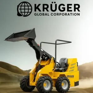 profesionálny mini nakladač krÜger xkl 480z – 23 hp rato | nosnosť 800 kg | 3 hydraulické čerpadlá